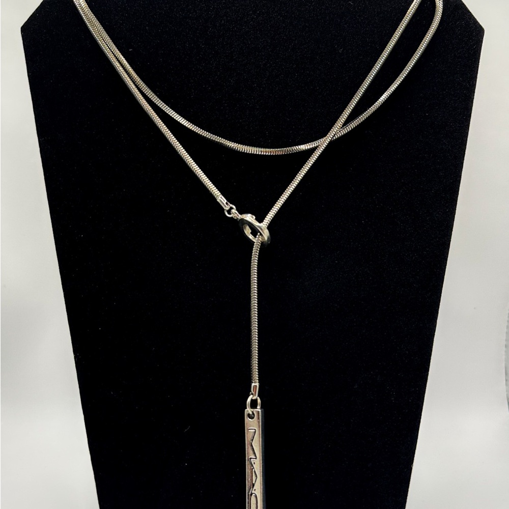 MAC Silver Lavaliere Necklace